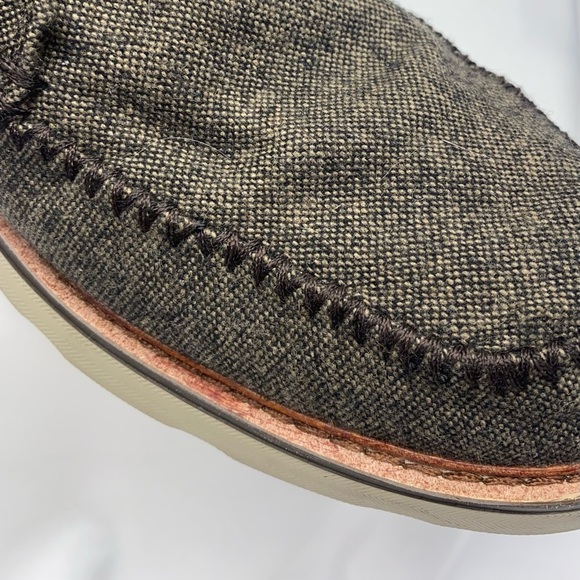 Toms Men's Dark Brown Tweed Chukka Boots SZ 11 CASUAL FALL CLASSIC - Picture 8 of 10